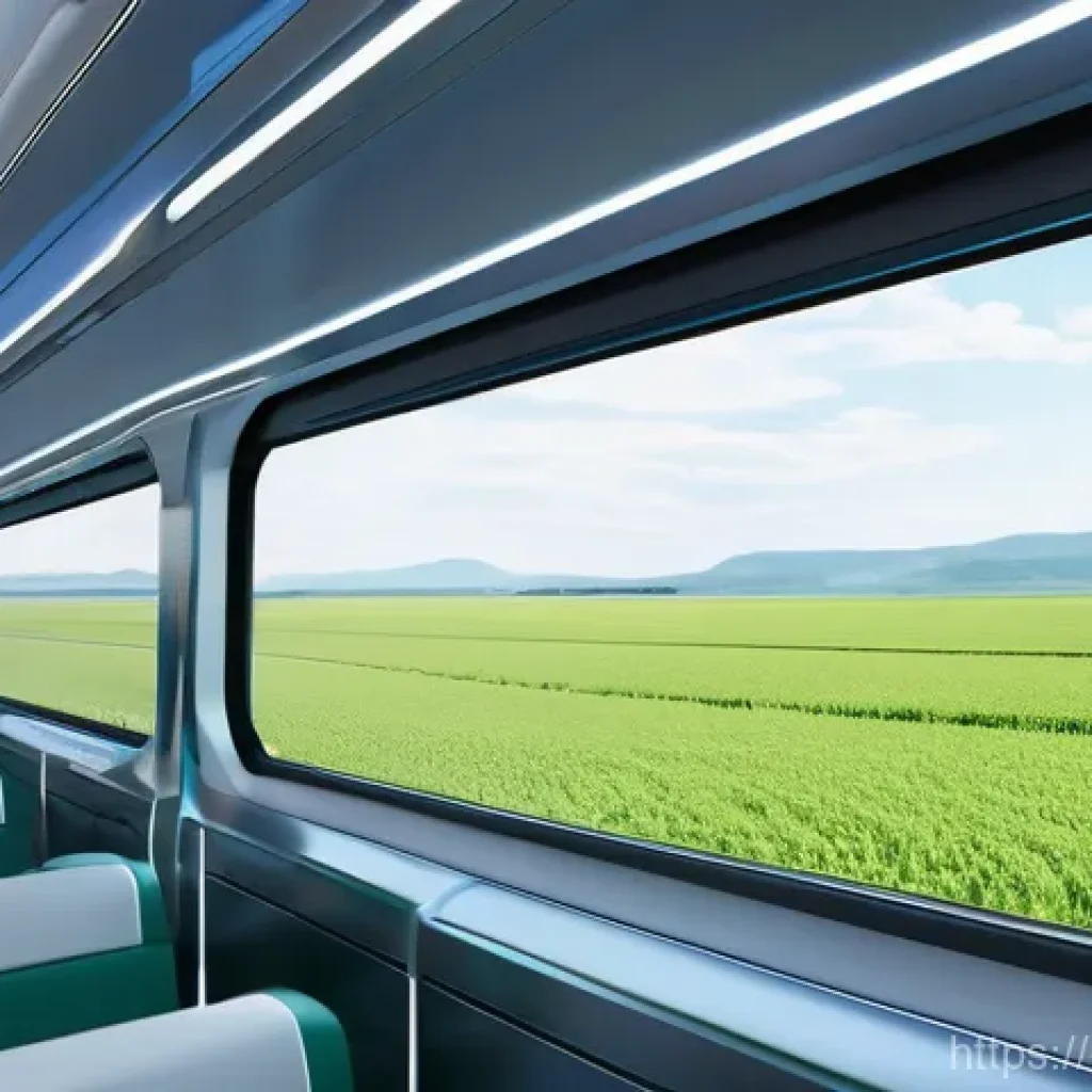 철도 차량 설계 혁신 사례 - **Prompt 1: "The Emerald Express: Sustainable High-Speed Journey"**
    A futuristic, sleek high-spe...