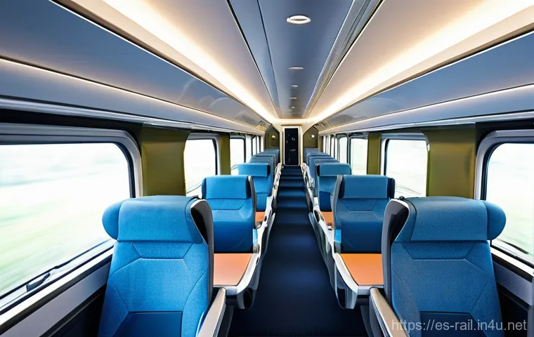 철도 차량 설계 혁신 사례 - **Prompt 1: "The Emerald Express: Sustainable High-Speed Journey"**
    A futuristic, sleek high-spe...